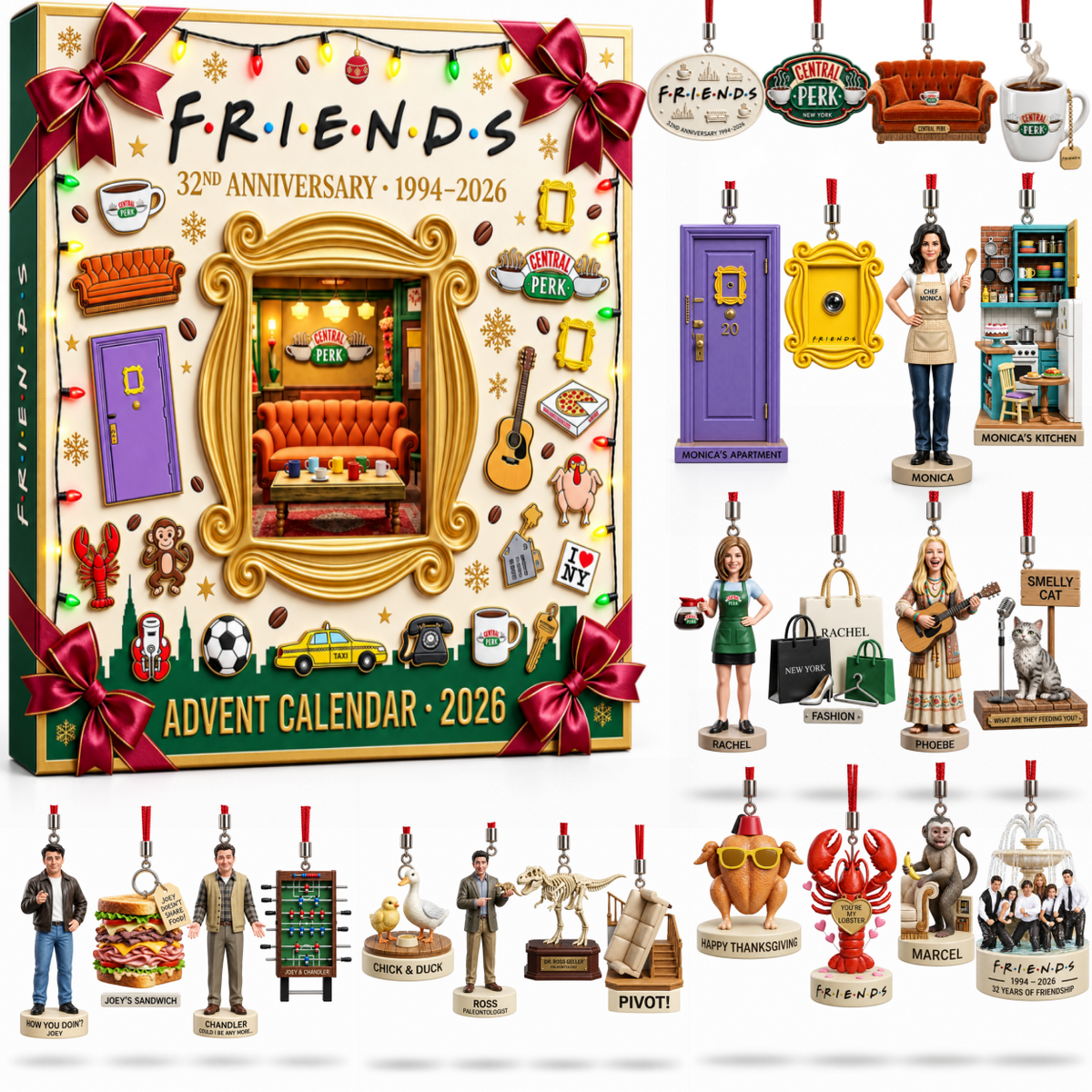 Friends 32nd Anniversary Christmas Advent Calendar 2026