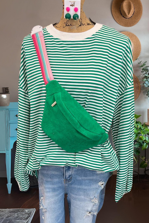 Classic Stripe Crewneck Pullover