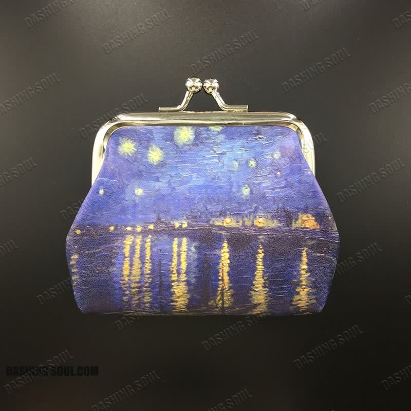 Art Vintage Oil Painting Women's Coin Purse